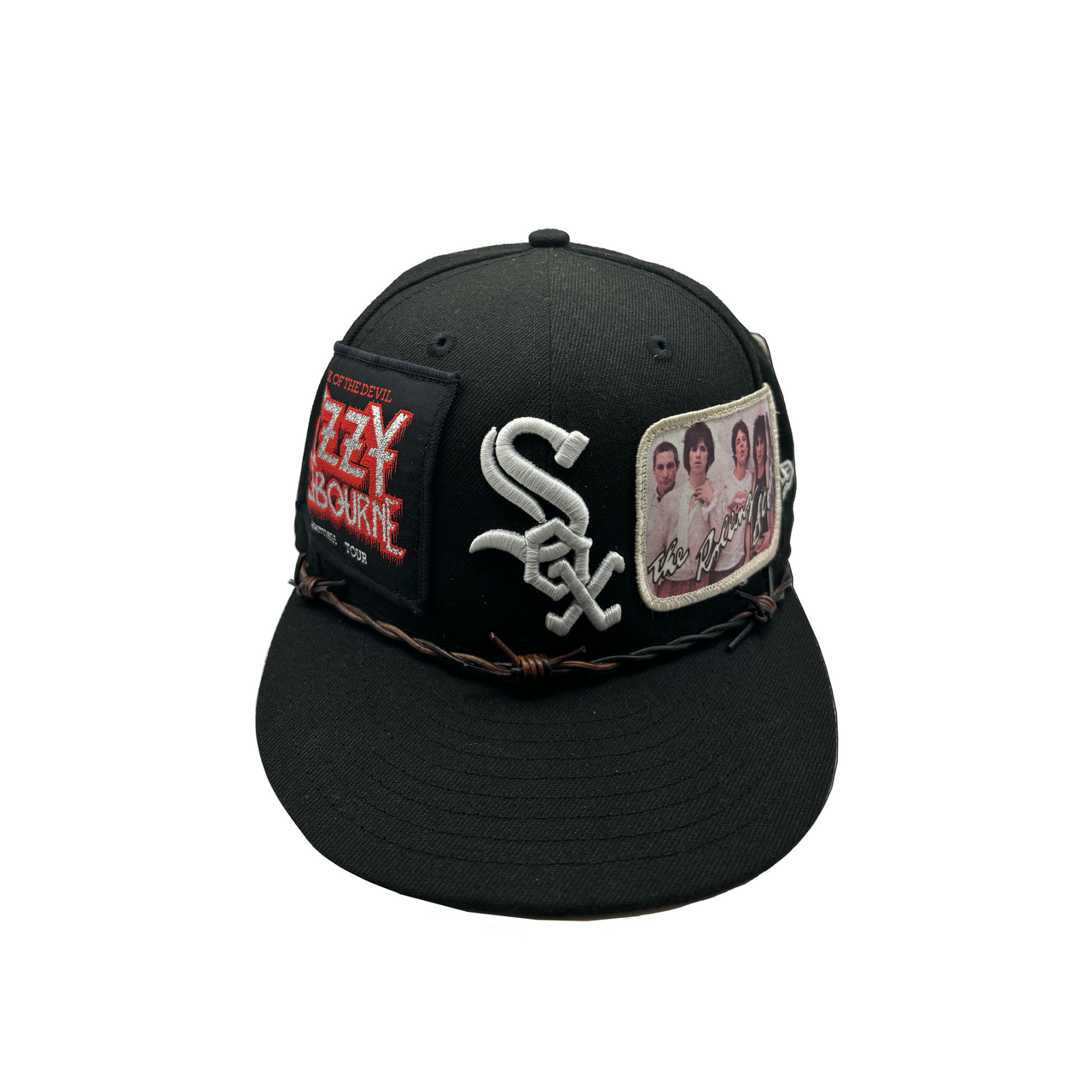 One of One Sox Patchwork Hat Black