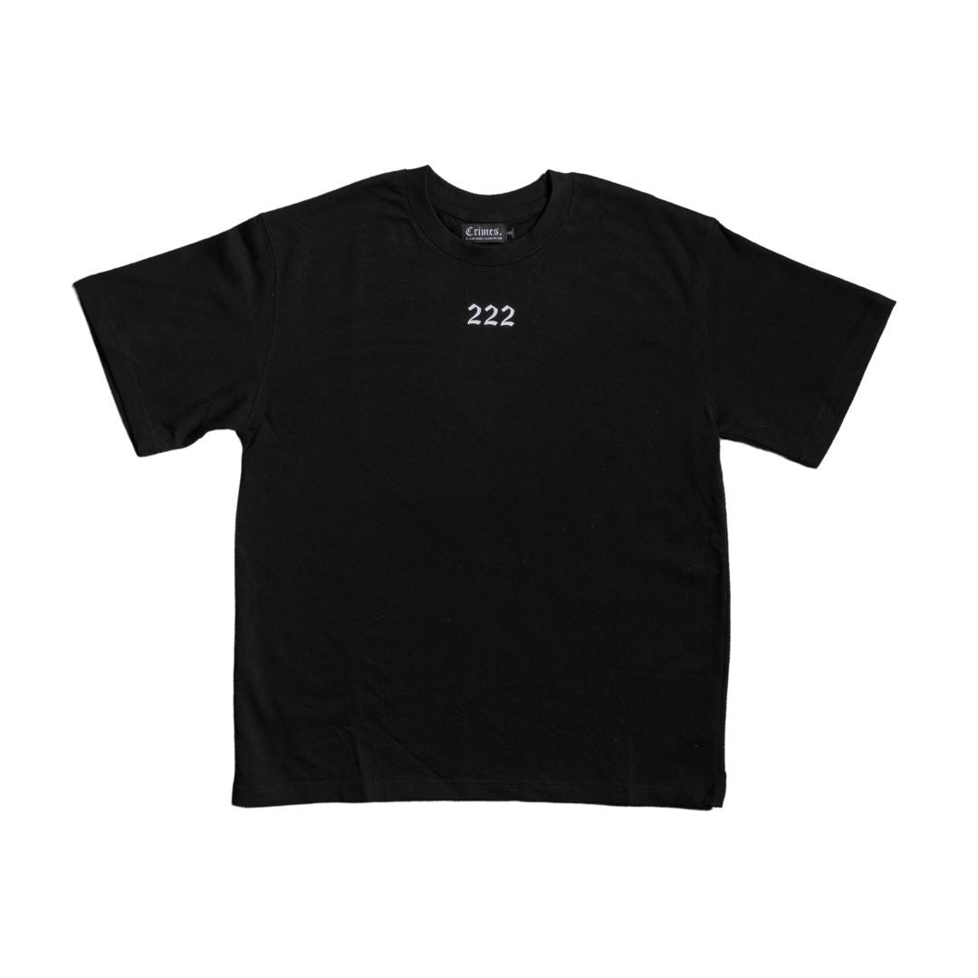 Crest Tee Black